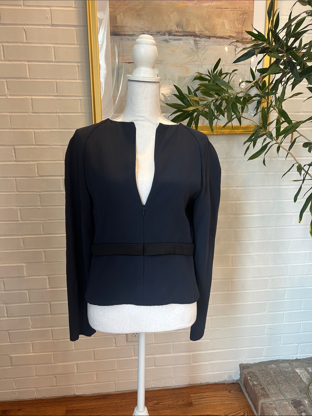 Chloe Navy Blue Women's Blazer Jacket
